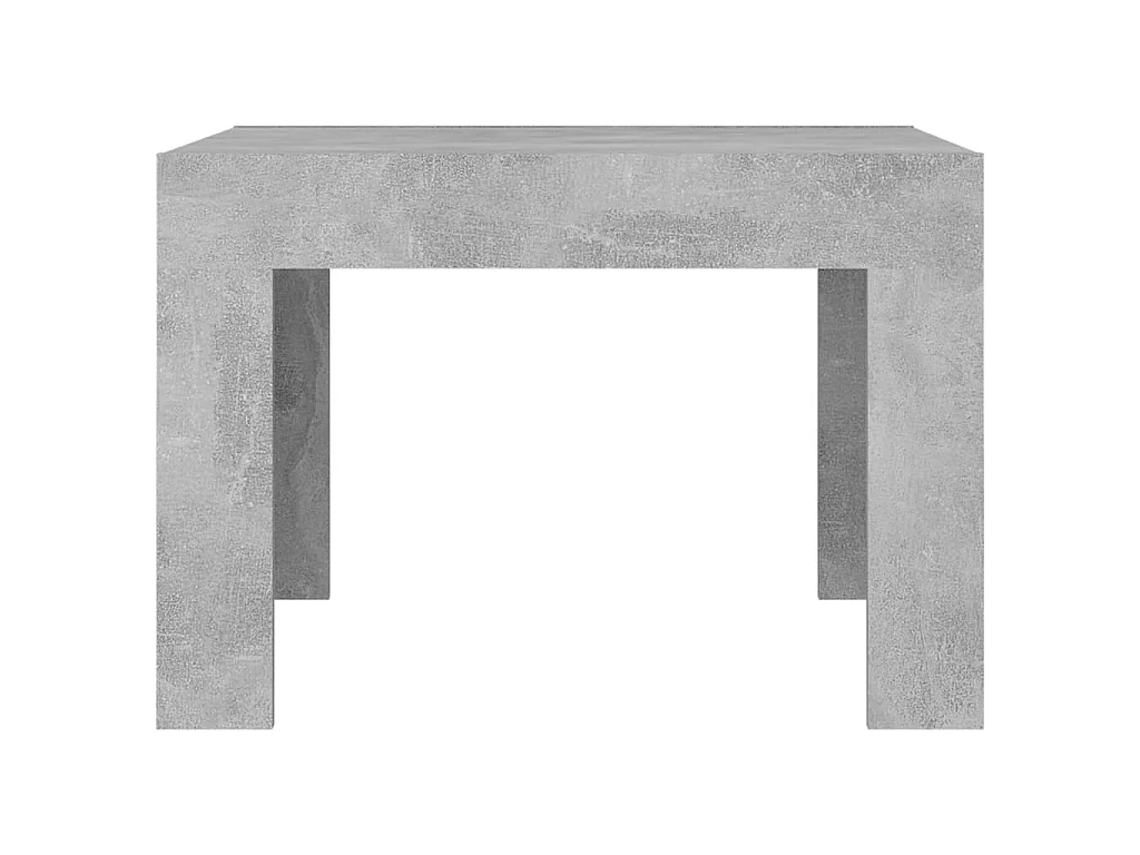 Table basse Gris béton 50x50x35 cm Aggloméré OFR75741 BonneVie Meuble