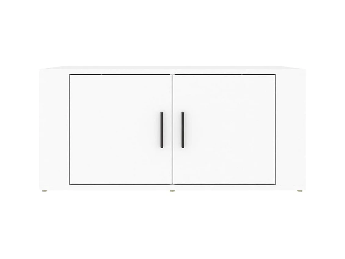 Salontafel 80x50x36 cm bewerkt hout wit NL733190