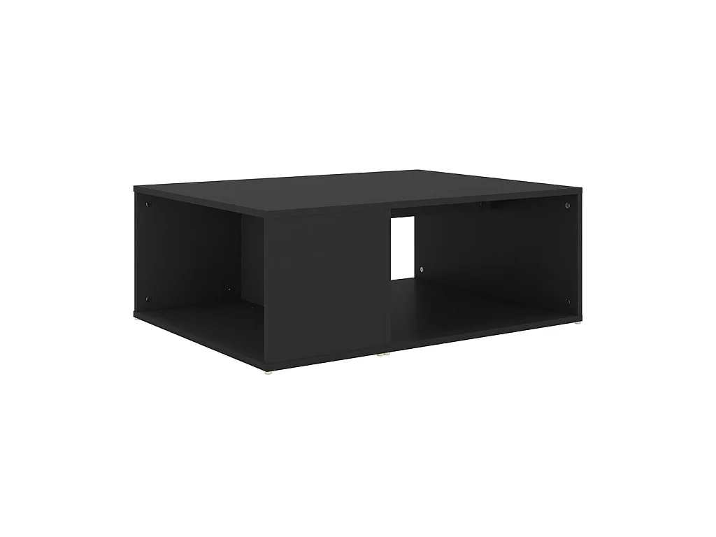Table basse Noir 90x67x33 cm Aggloméré OFR23598 BonneVie Meuble