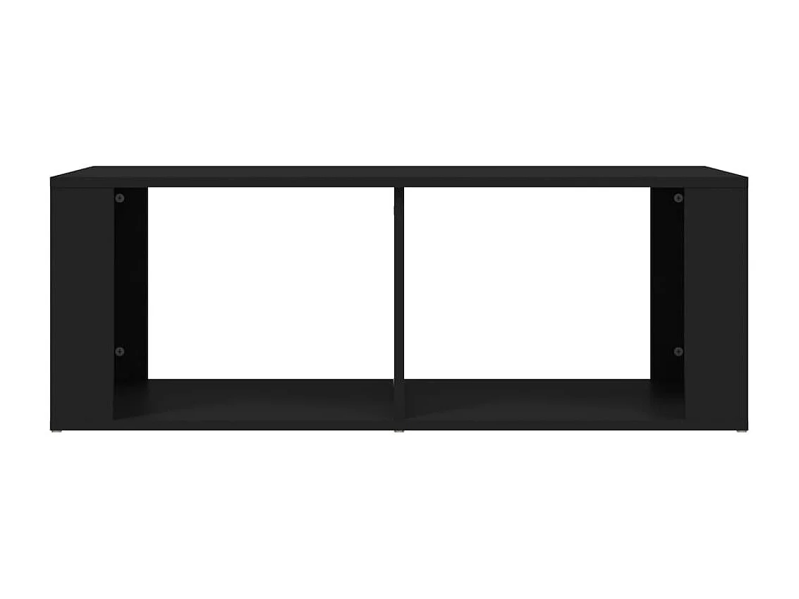 Mesa de centro madera contrachapada negro 100x50x36 cm ES19084