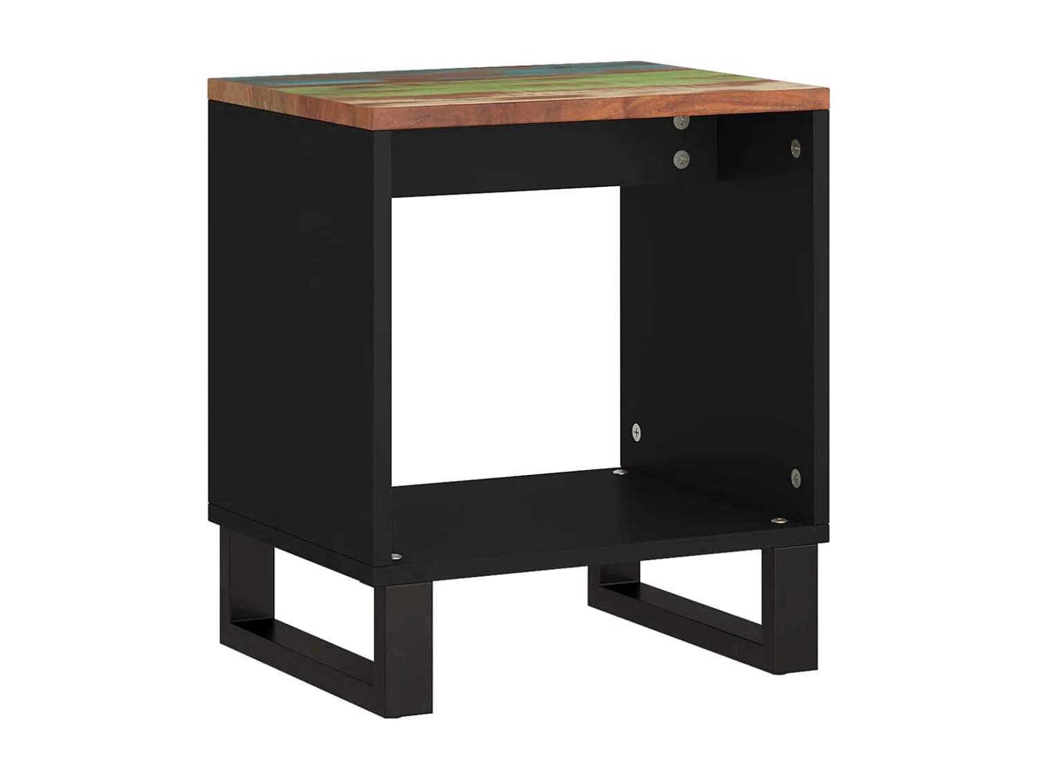 Salontafel 40x31x46 cm massief gerecycled hout en bewerkt hout NL418322