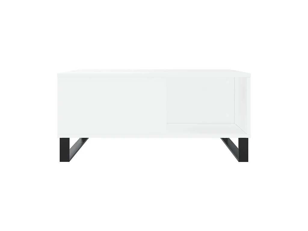 Salontafel 80x80x36,5 cm bewerkt hout wit NL218379