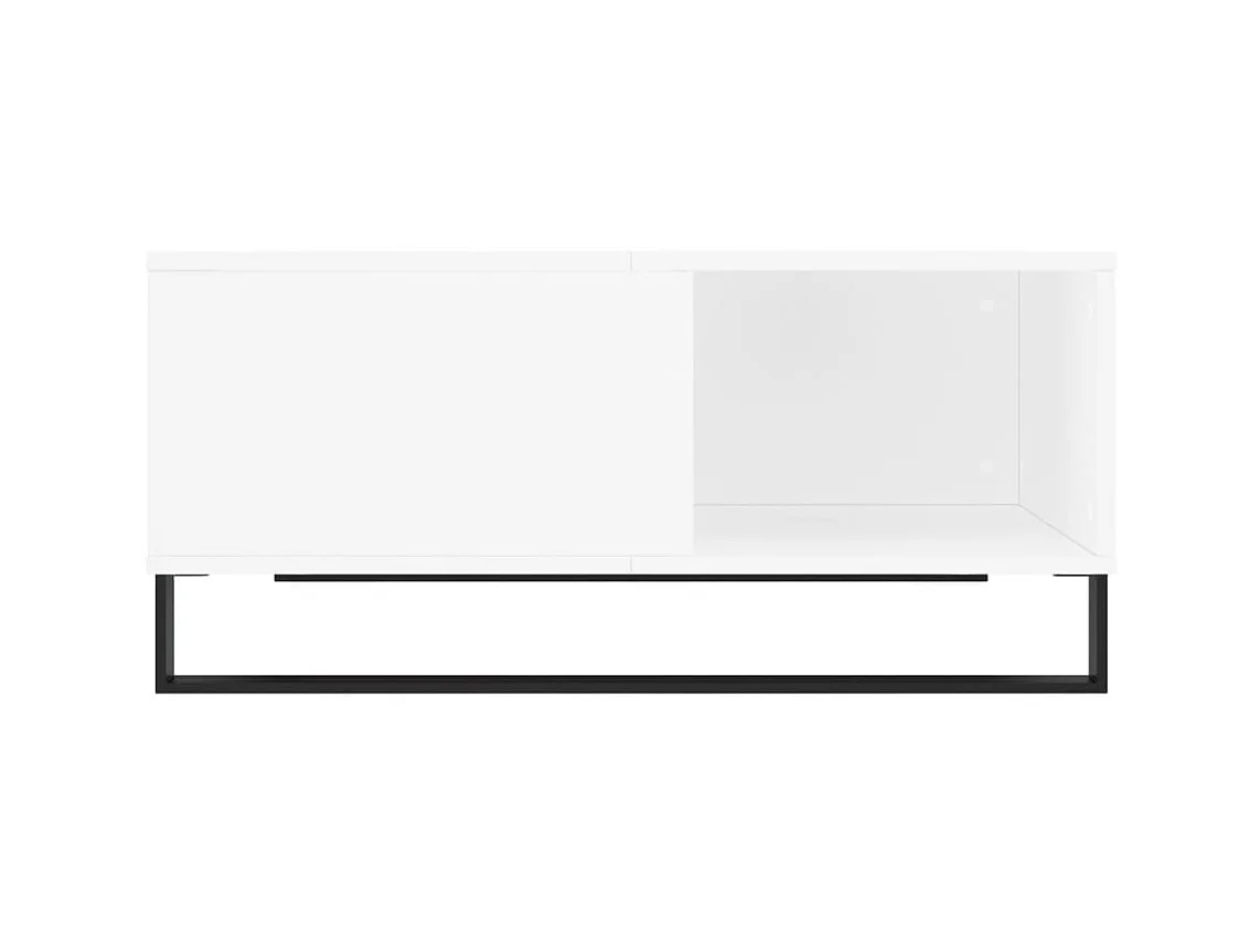 Salontafel 80x80x36,5 cm bewerkt hout wit NL218379