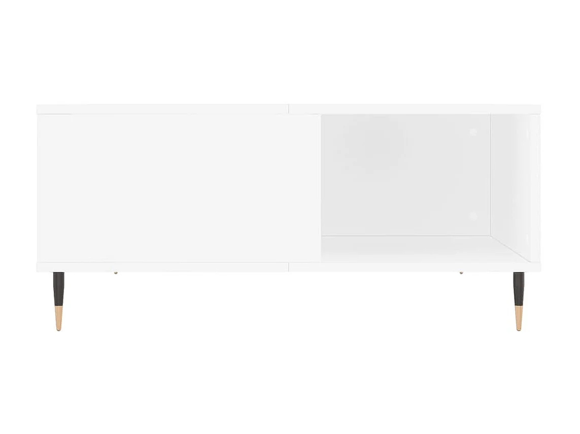 Mesa de centro 80x80x36,5 cm derivados de madeira branco PT365547