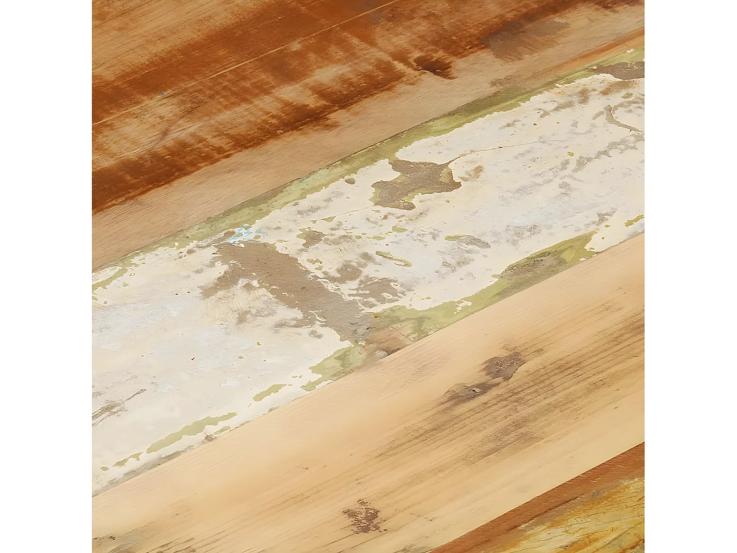 Table basse 45x45x40 cm Bois de récupération massif OFR54765 BonneVie Meuble