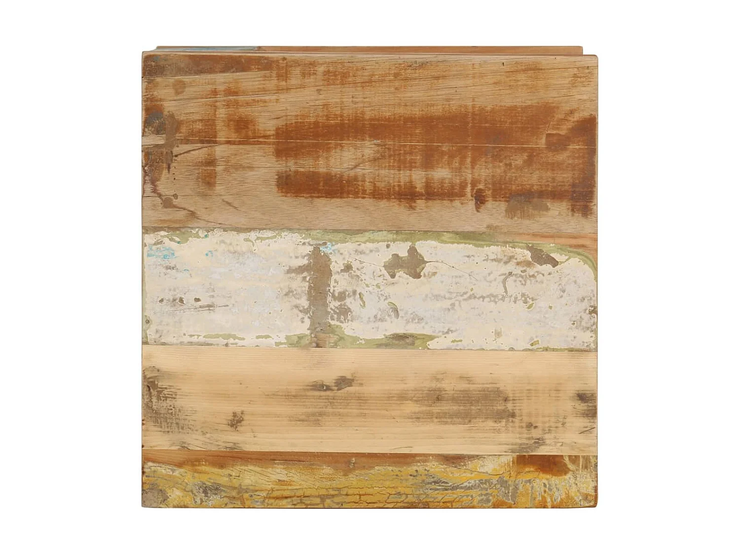 Mesa de centro 45x45x40 cm madeira recuperada maciça PT890798