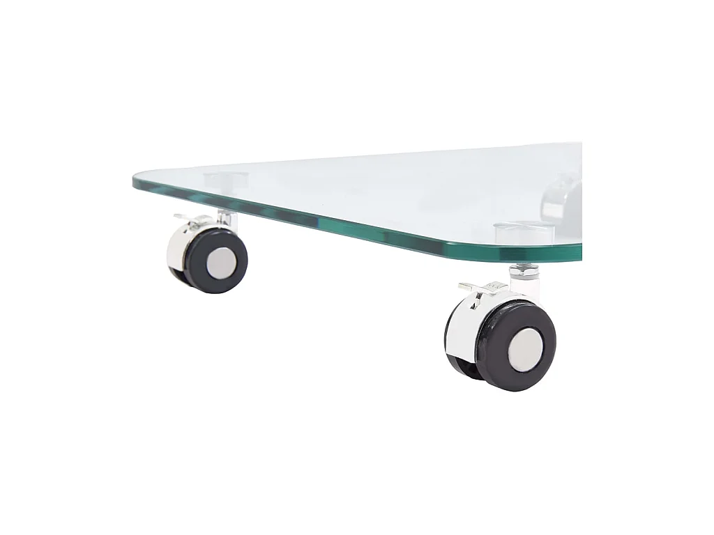 Table basse 45 x 40 x 63 cm Verre trempé OFR52422 BonneVie Meuble