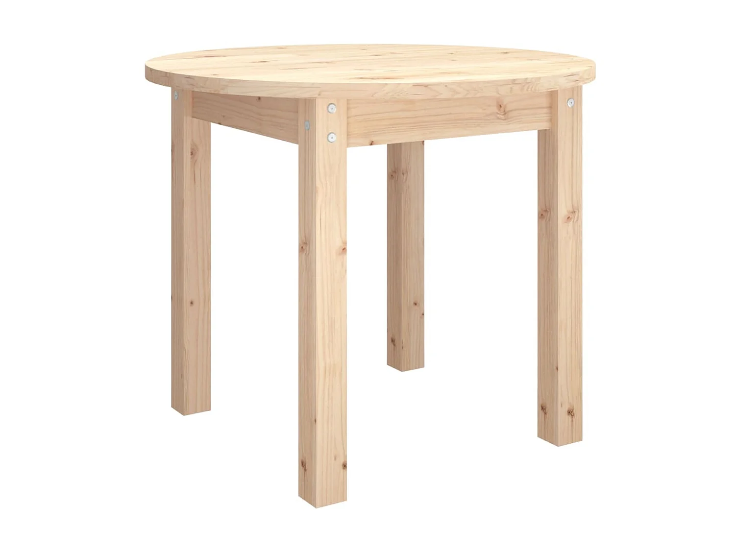 Table basse Ø 55x45 cm Bois massif de pin OFR78996 BonneVie Meuble