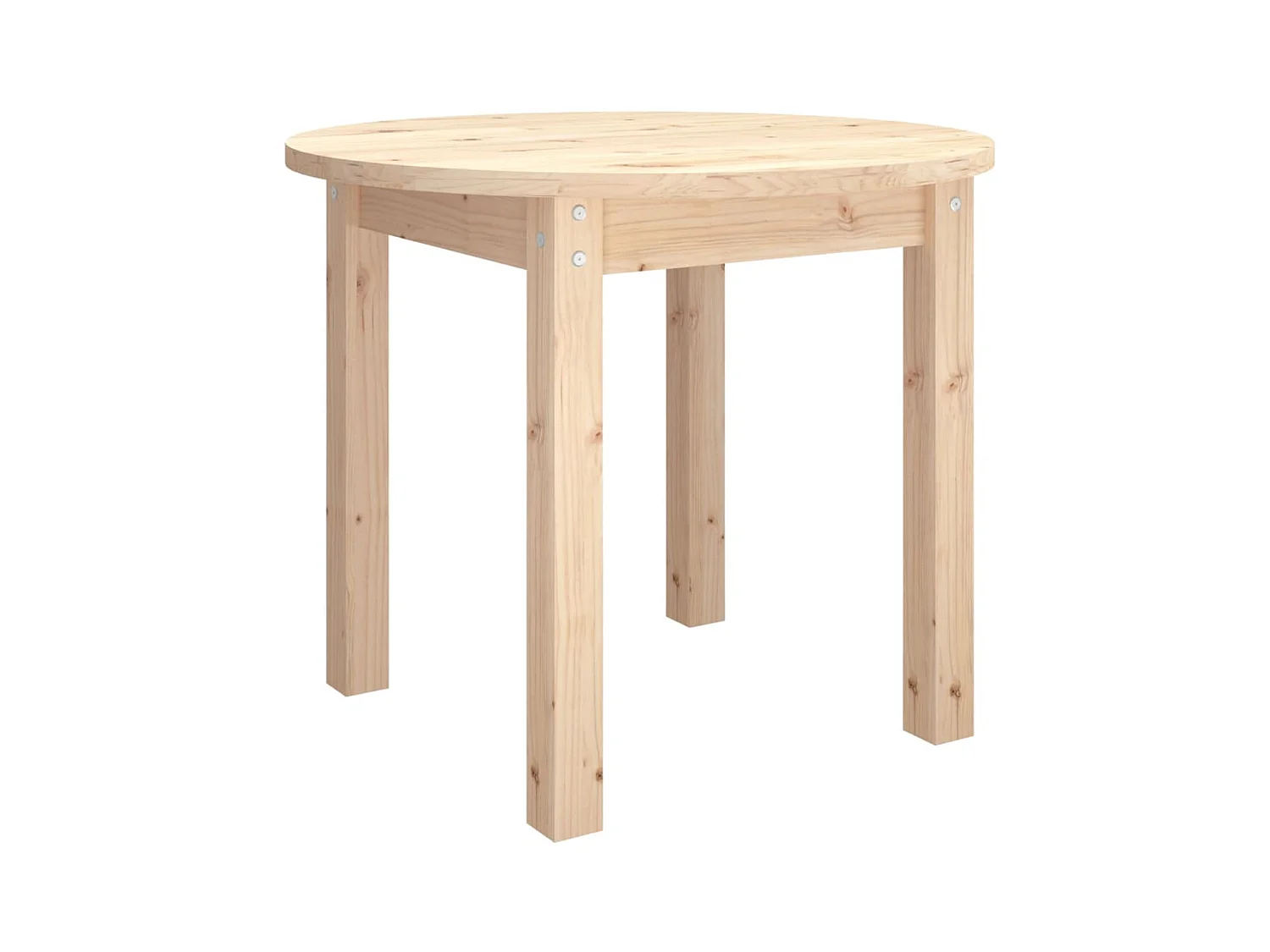 Table basse Ø 55x45 cm Bois massif de pin OFR78996 BonneVie Meuble