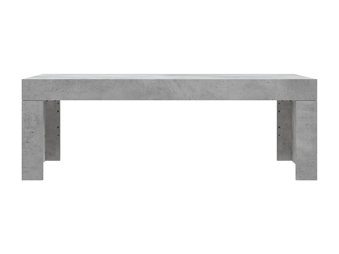Mesa de centro madera de ingeniería gris hormigón 102x50x36 cm ES90797