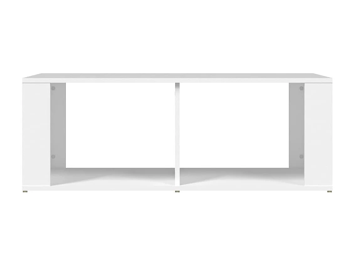 Mesa de centro madera contrachapada blanco 100x50x36 cm ES47791