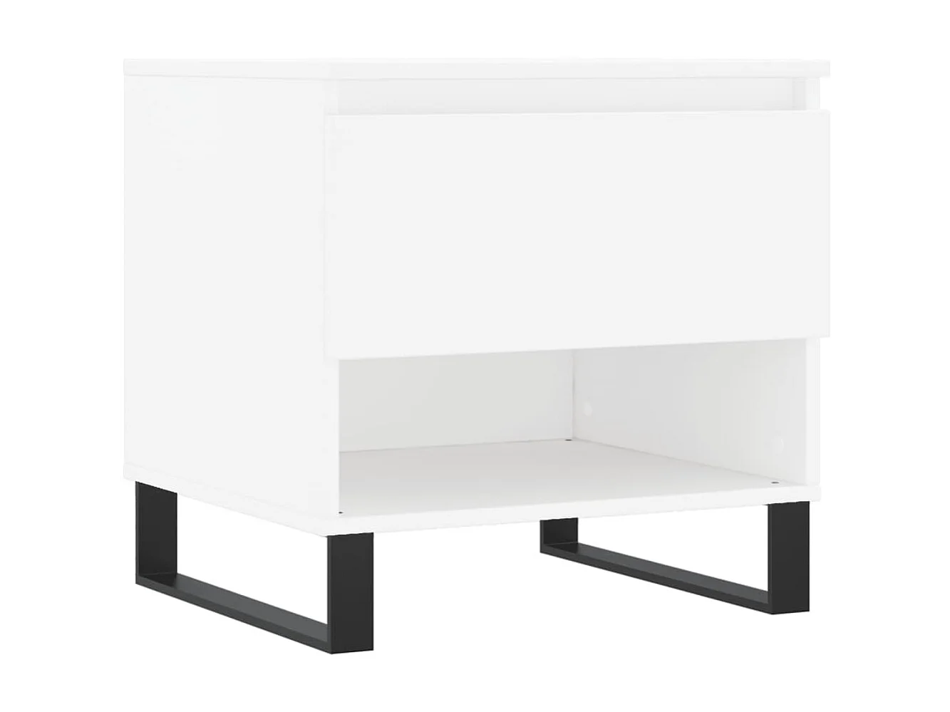 Mesas de centro 2 pcs 50x46x50 cm derivados de madeira branco PT445024