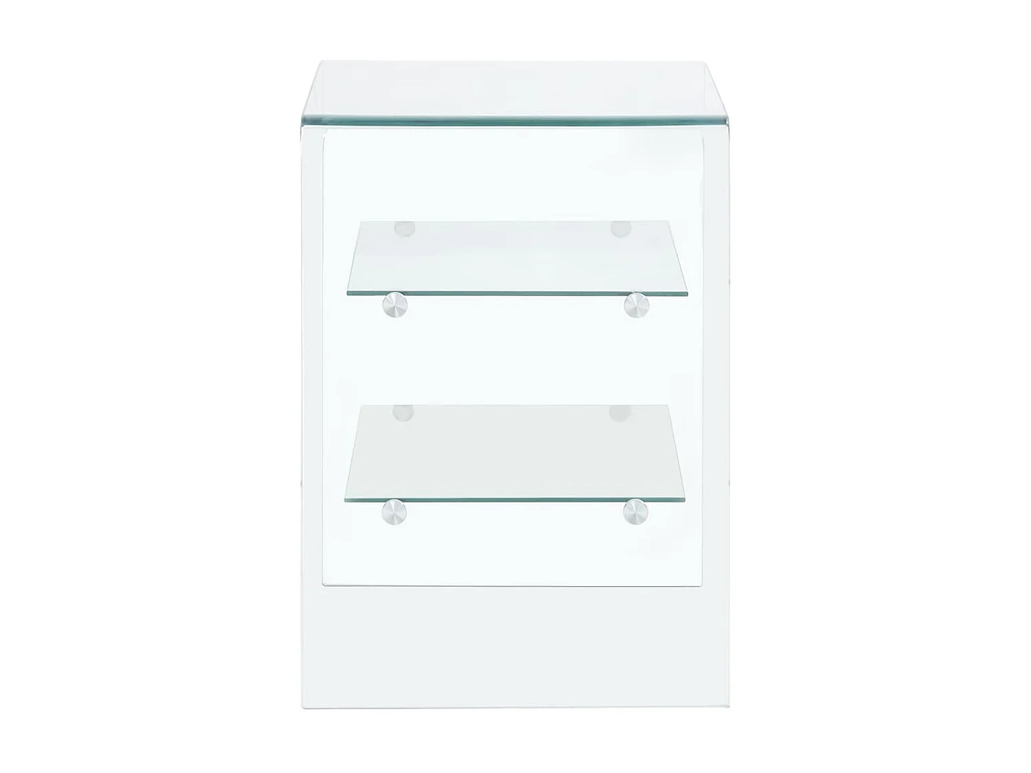 Table basse 50 x 40 x 56 cm Verre trempé OFR99910 BonneVie Meuble