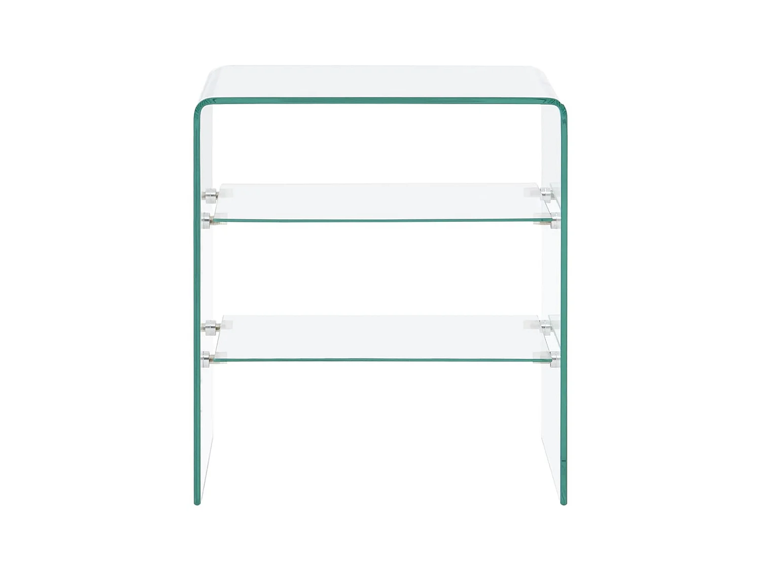 Mesa de centro de vidrio templado 50x40x56 cm ES92024