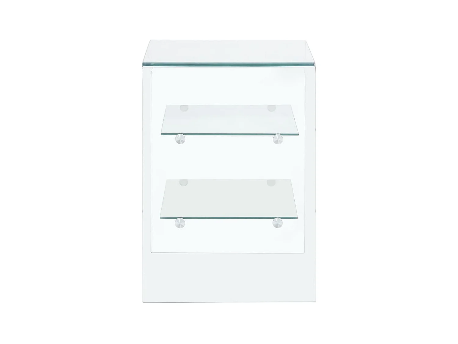 Mesa de centro de vidrio templado 50x40x56 cm ES92024