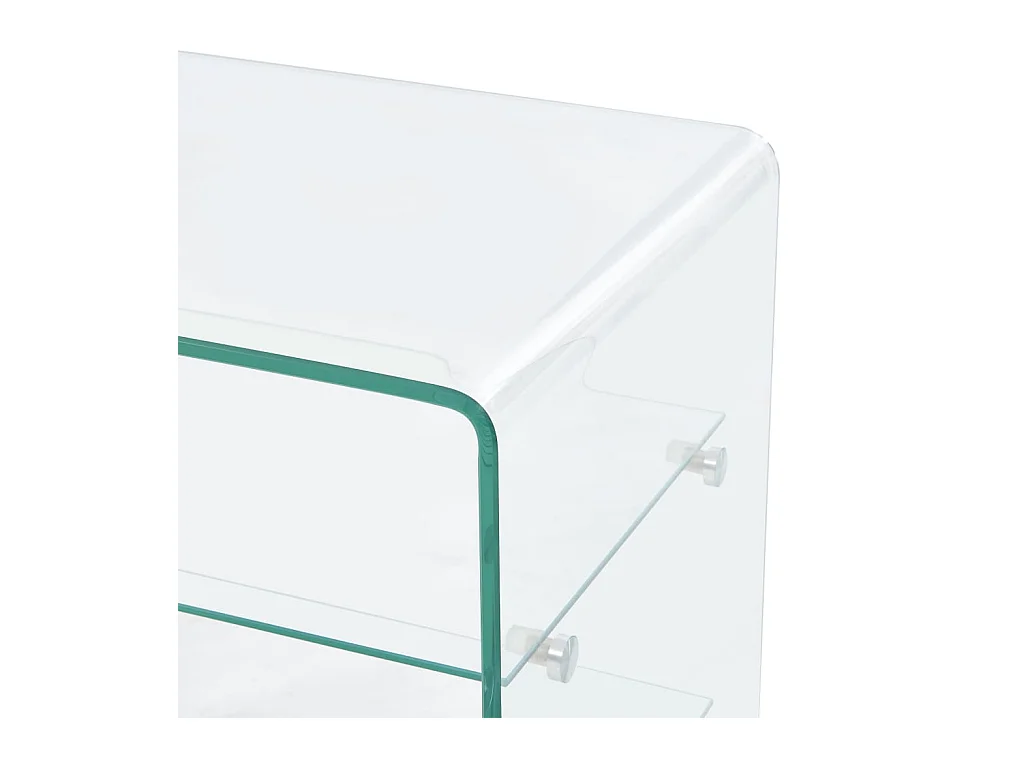 Mesa de centro de vidrio templado 50x40x56 cm ES92024
