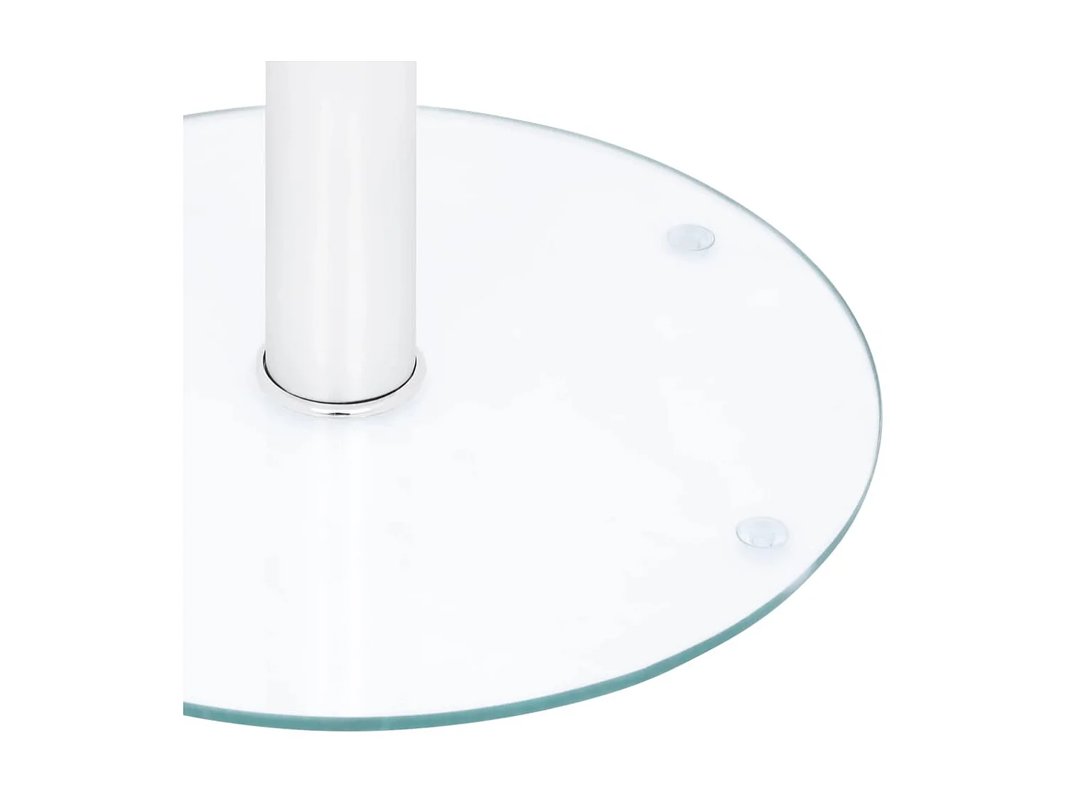 Table basse Transparent 40 cm Verre trempé OFR53616 BonneVie Meuble