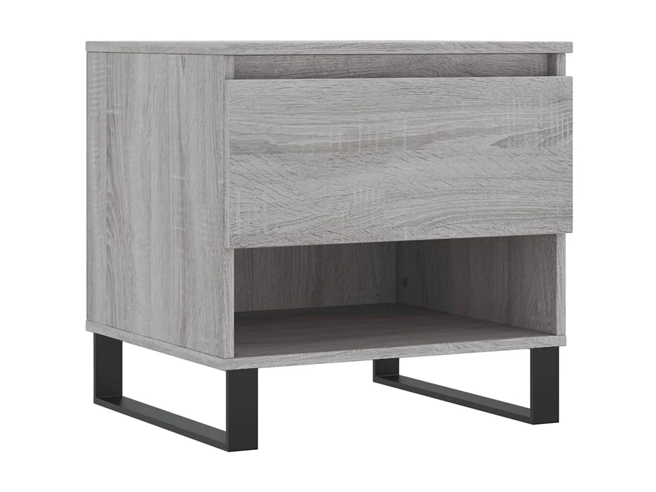 Salontafels 2 st 50x46x50 cm bewerkt hout grijs sonoma eiken NL372317