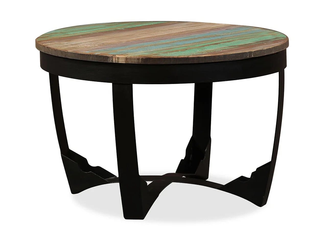 Salontafel 60x40 cm massief gerecycled hout NL242502