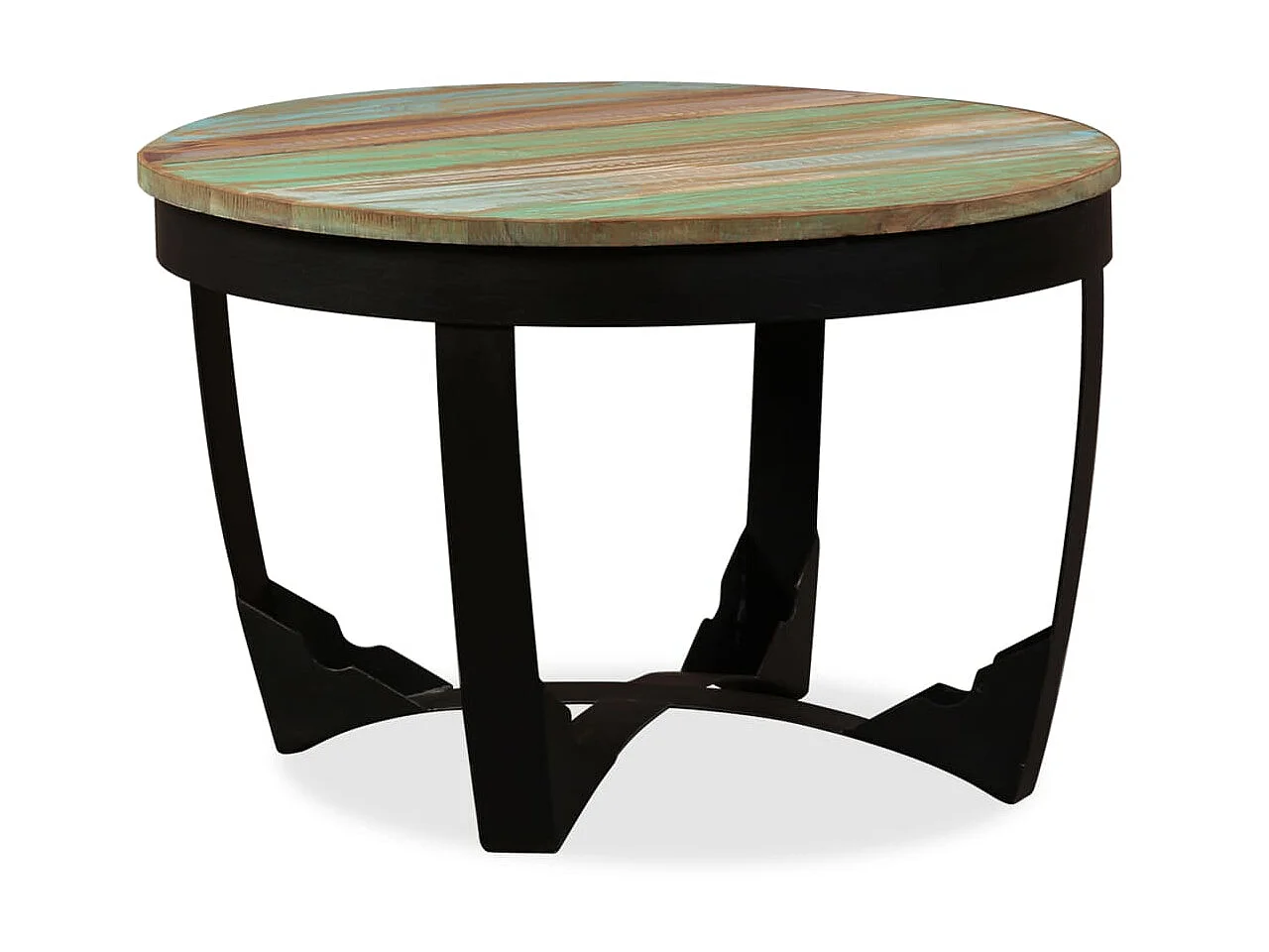 Salontafel 60x40 cm massief gerecycled hout NL242502