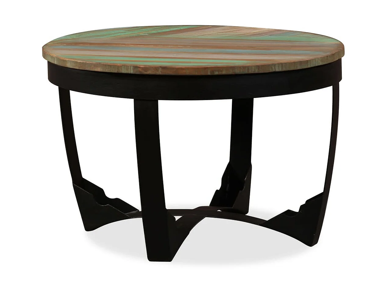 Salontafel 60x40 cm massief gerecycled hout NL242502