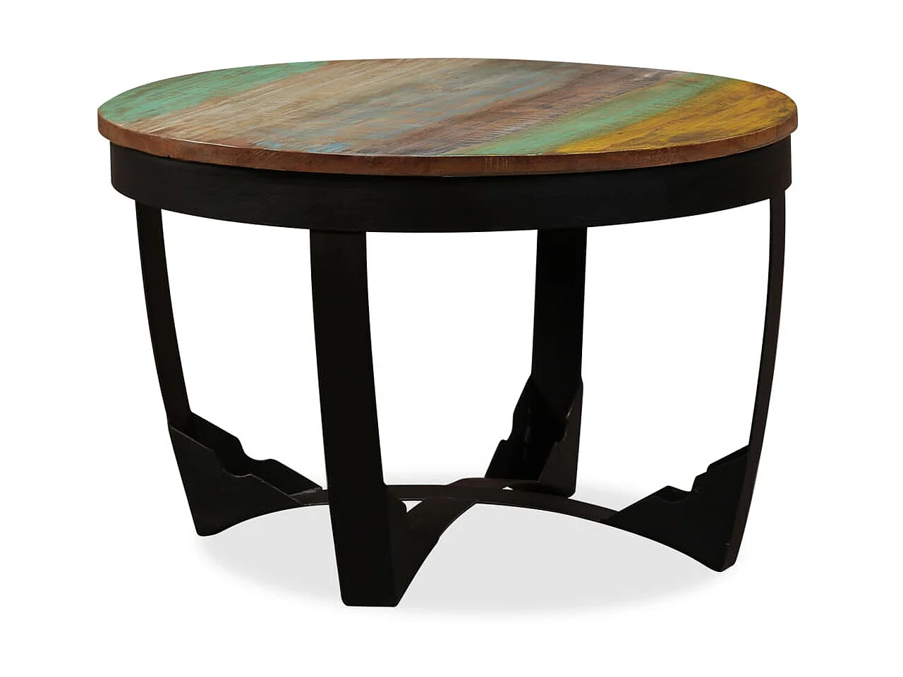 Salontafel 60x40 cm massief gerecycled hout NL242502