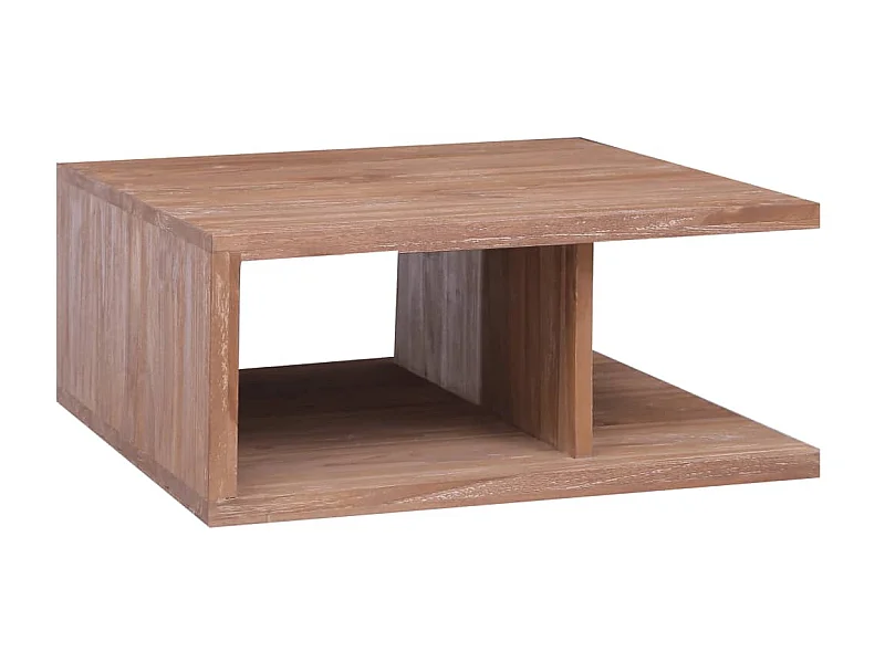 Mesa de centro 70x70x30 cm madeira de teca maciça PT752389