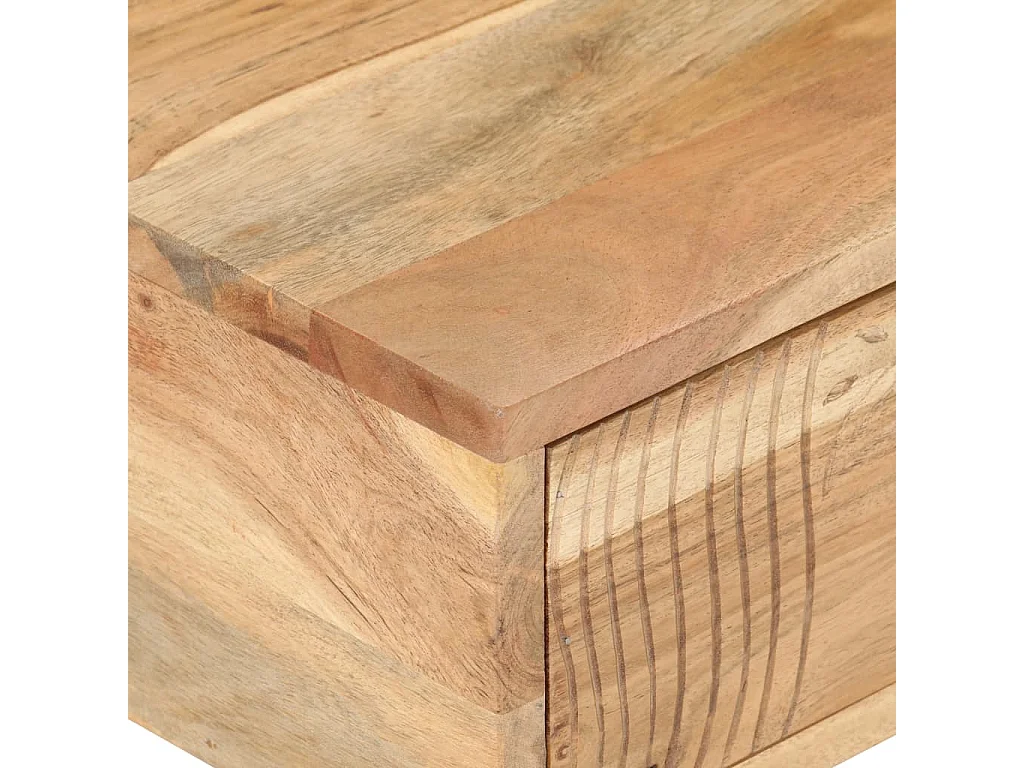 Mesa de centro madera maciza de acacia 100x50x40 cm ES28041