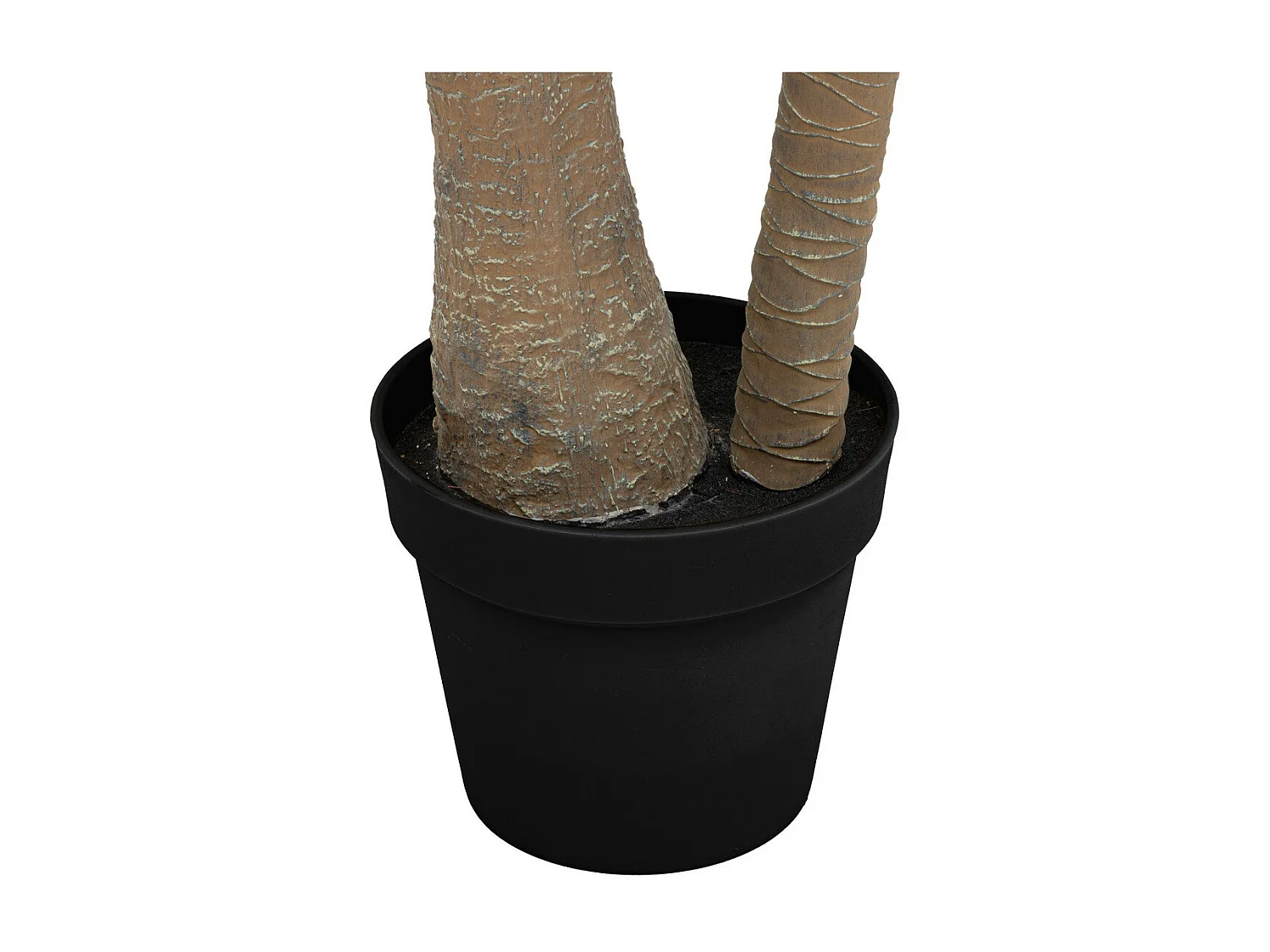 Plante artificielle Palmier 2 troncs H 180 cm