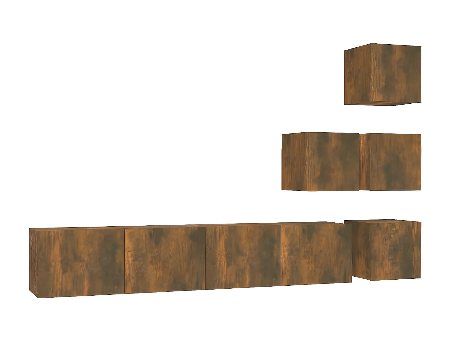 TV-Wandschrank,TV-Hängeschrank Räuchereiche Holzwerkstoff -gkd482556