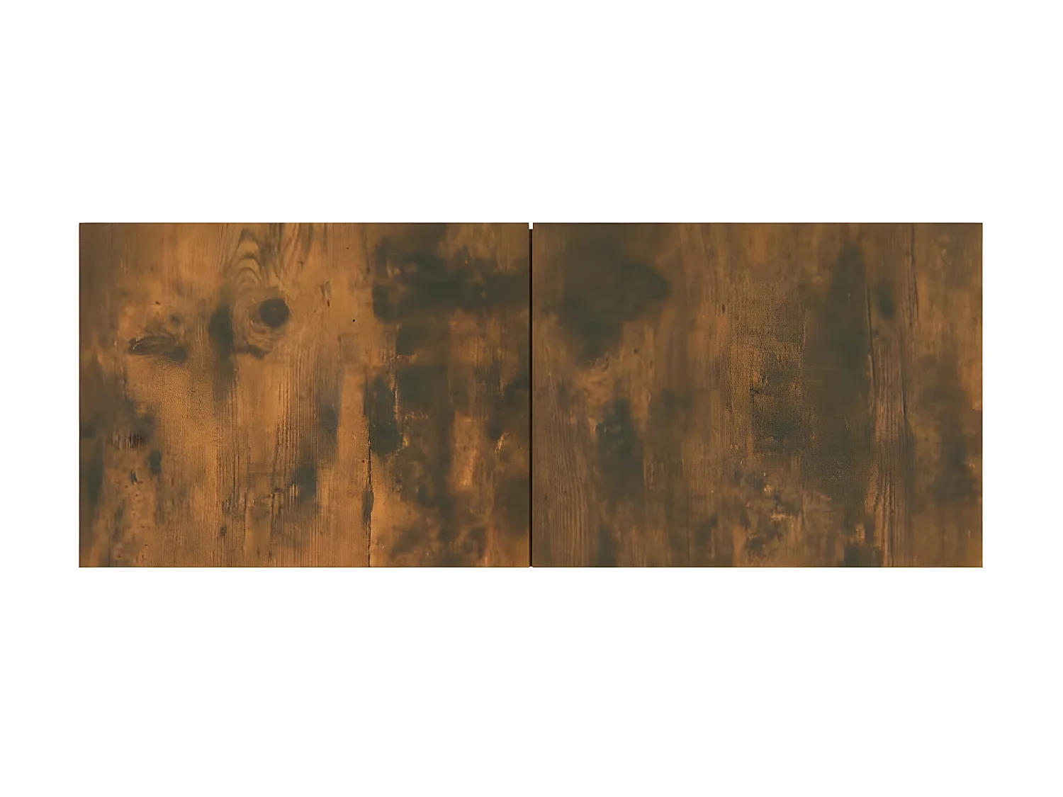 Mueble TV de pared madera contrachapada roble ahumado ES33730