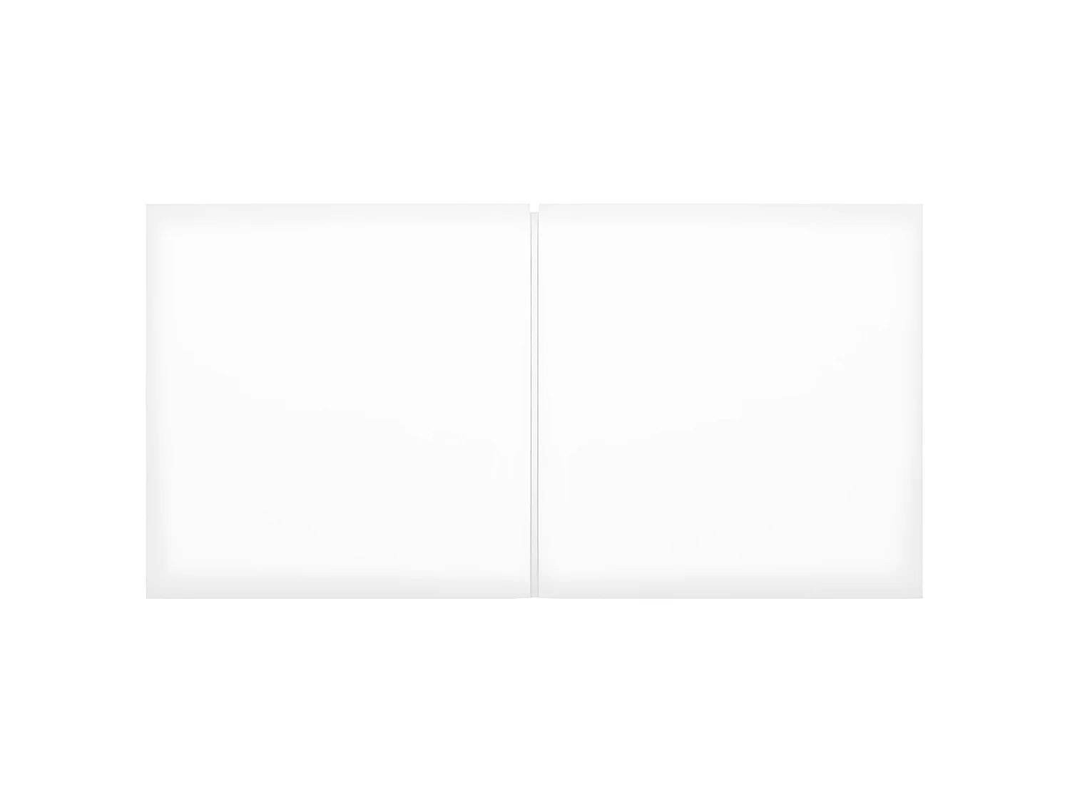 Muebles colgantes de TV 2 unidades blanco 60x30x30 cm ES68969