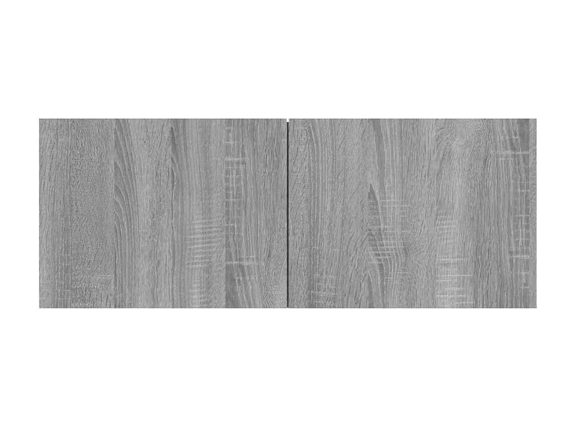 Mueble TV de pared madera contrachapada gris sonoma ES16826