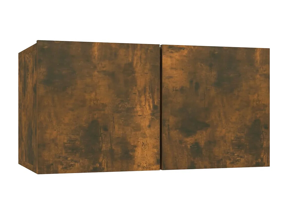 Móveis de TV para parede 2 pcs 60x30x30 cm carvalho fumado PT879290
