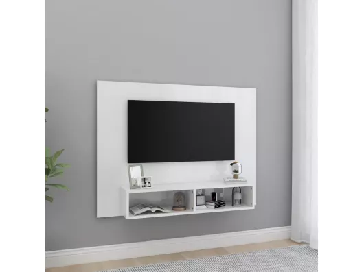 Kauf Unique TV-Wandschrank,TV-Hängeschrank Hochglanz-Weiß 120x23,5x90 cm Holzwerkstoff -gkd183642