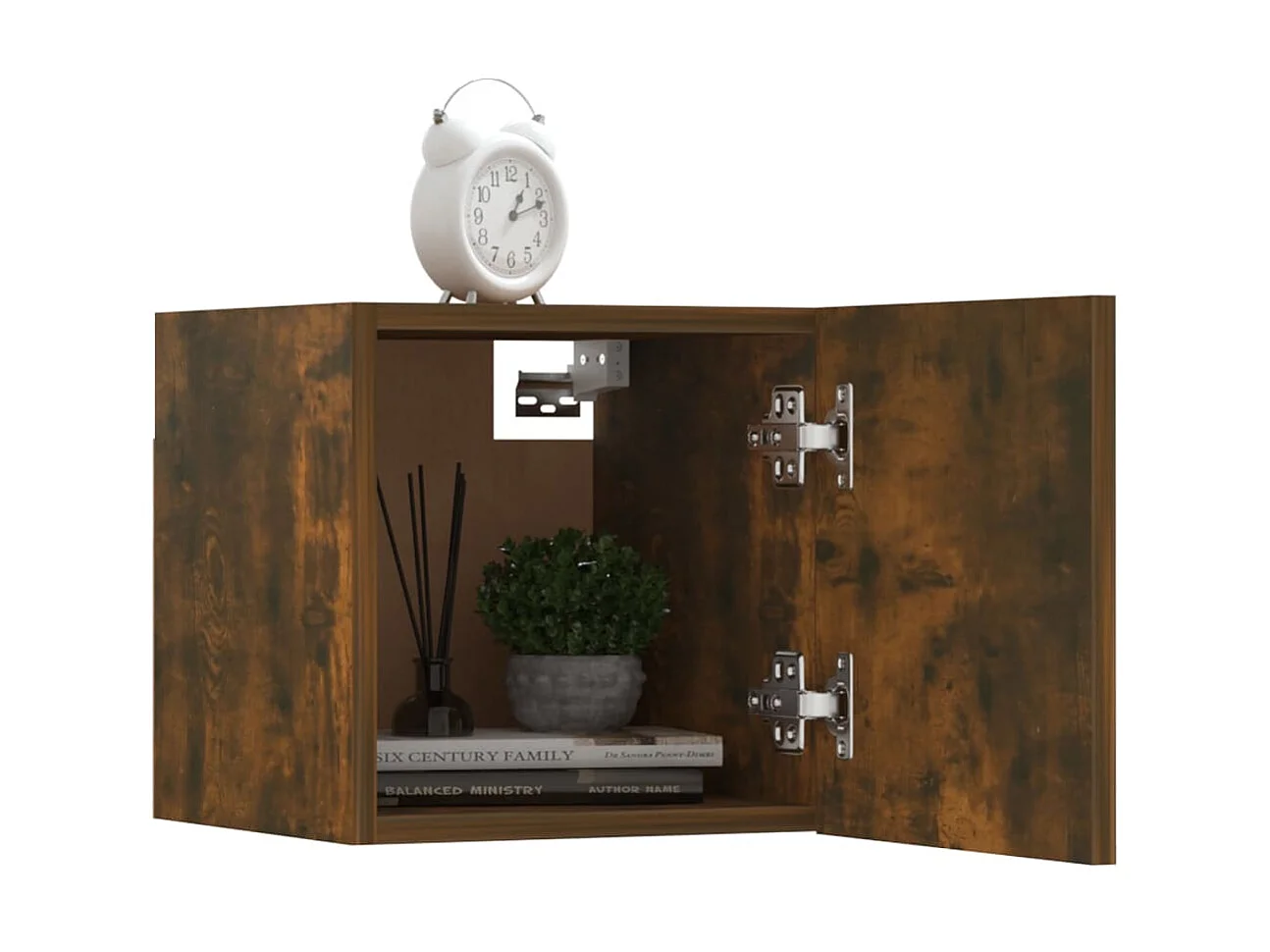 TV-Wandschrank,TV-Hängeschrank 8 Stk. Räuchereiche 30,5x30x30 cm -gkd424389