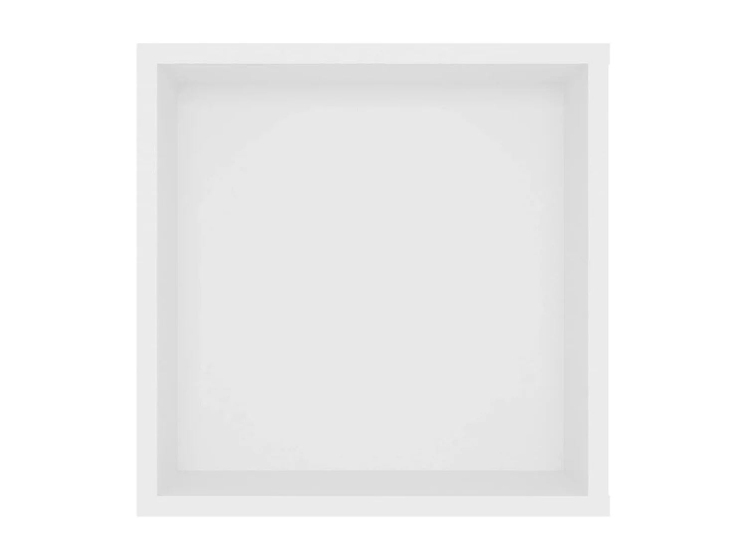 Meuble TV suspendu Blanc 102x35x35 cm Aggloméré LWW15576