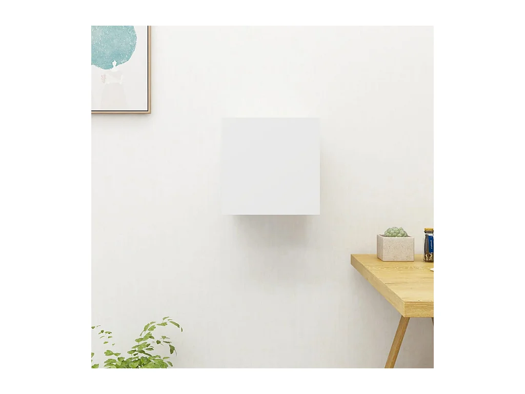 TV-Wandschrank,TV-Hängeschrank Weiß 30,5x30x30 cm -gkd642800