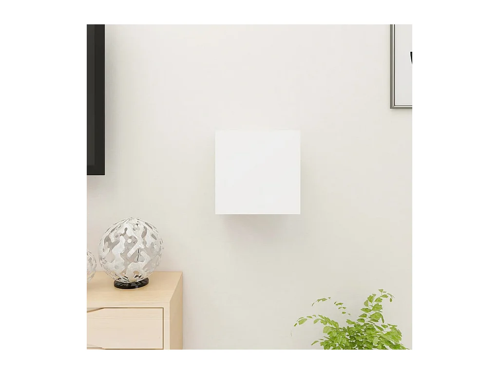 TV-Wandschrank,TV-Hängeschrank Weiß 30,5x30x30 cm -gkd642800