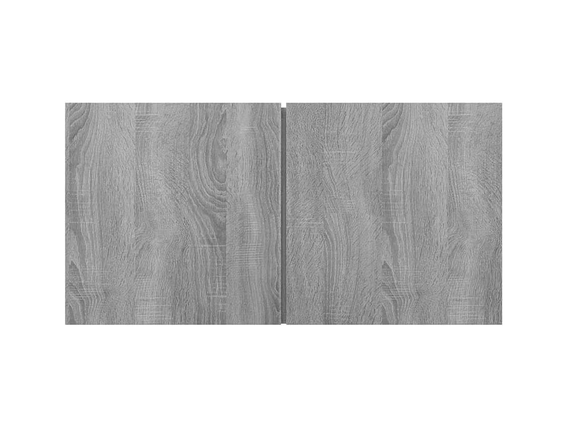 TV-Wandschrank,TV-Hängeschrank Grau Sonoma 3 Stk. 60x30x30 cm Holzwerkstoff -gkd533487