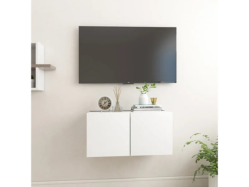 Tv-hangmeubel 60x30x30 cm wit NL530593