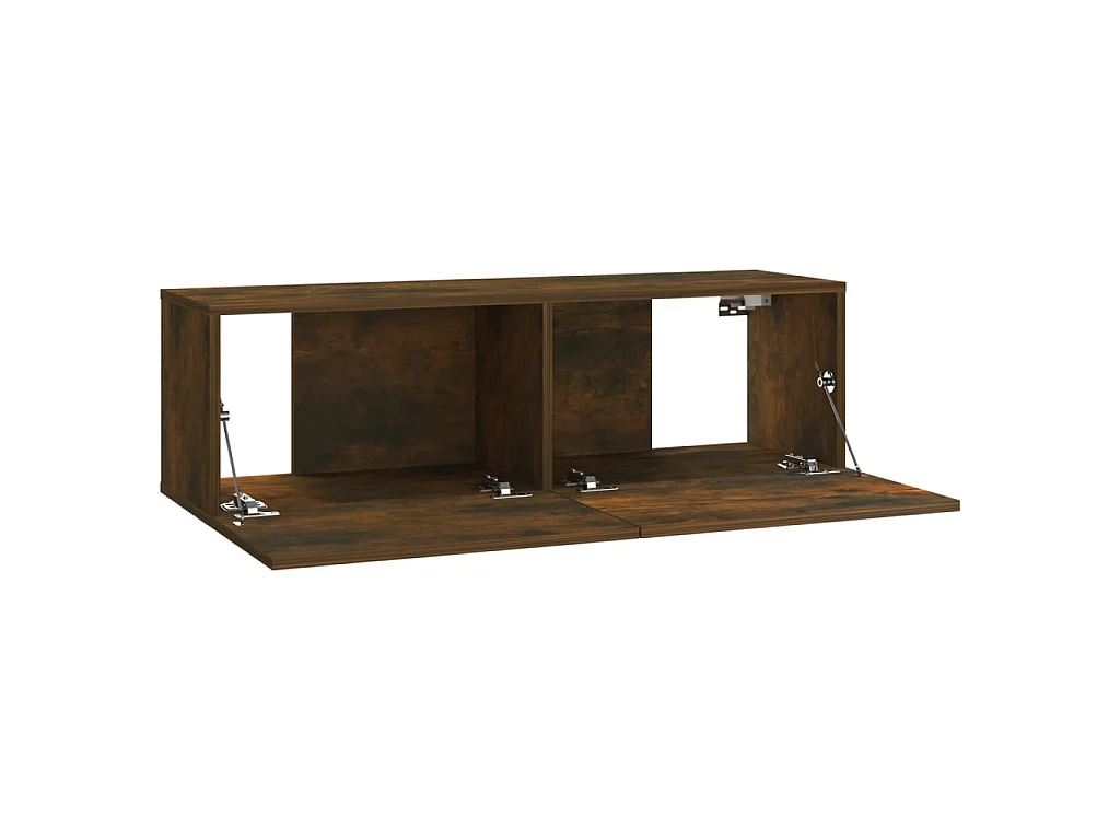 Ensemble de meubles TV muraux Chêne fumé Bois d'ingénierie GR95469