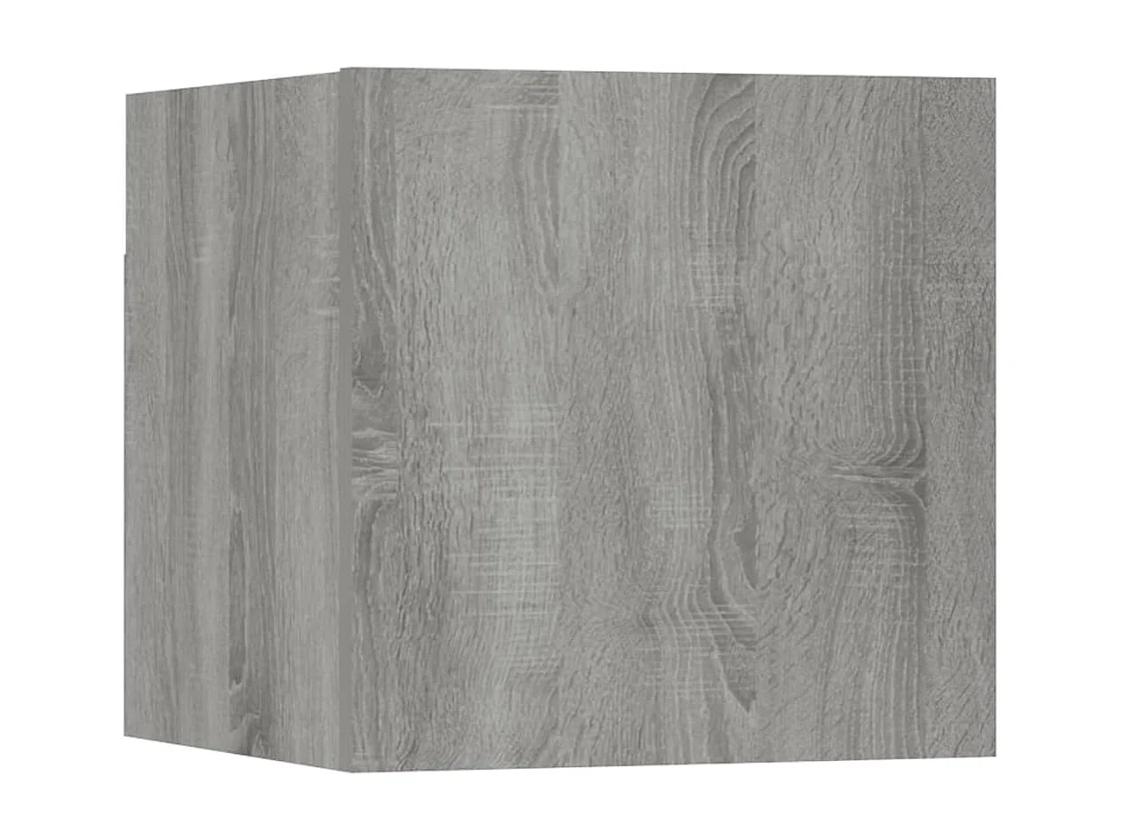 Mueble TV de pared gris Sonoma 30,5x30x30 cm ES36184