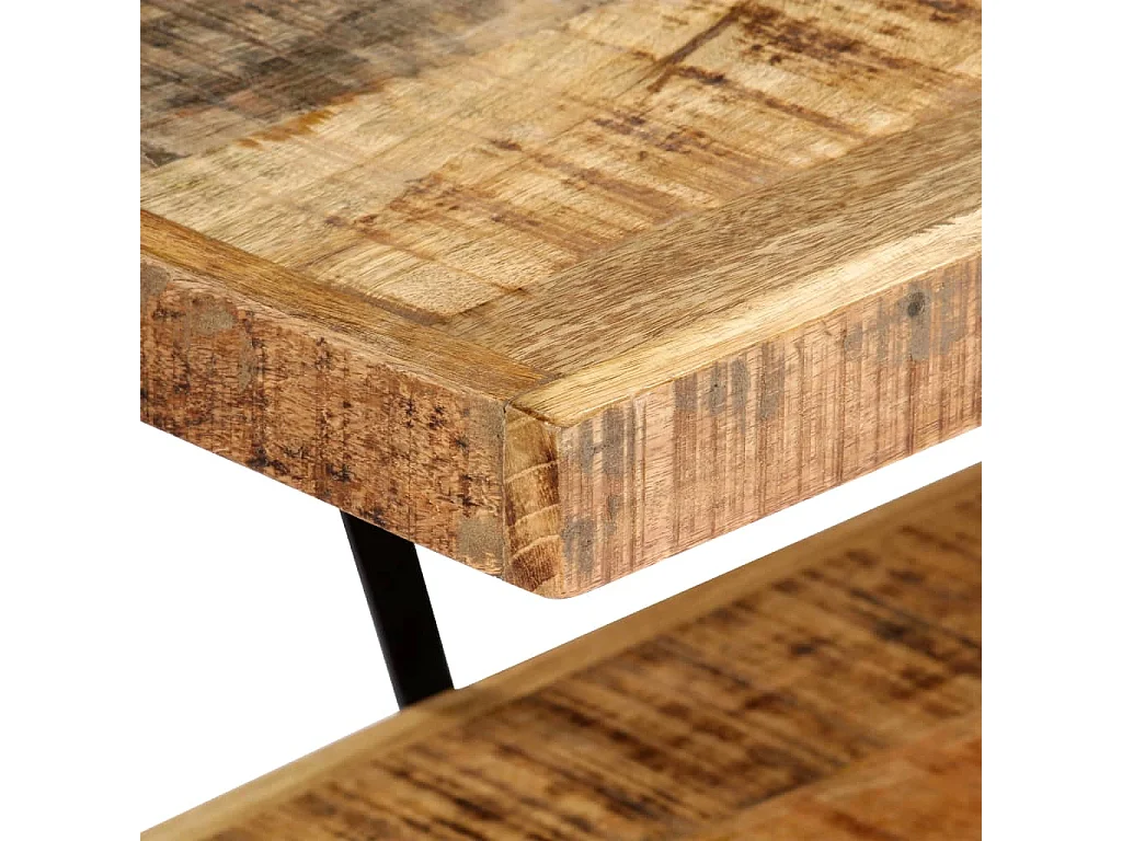 Meuble TV 160x40x50 cm Bois solide de manguier BE46307