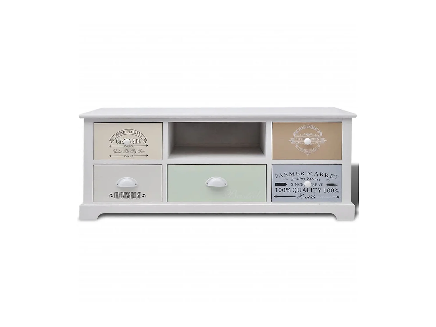 Tv-meubel Franse stijl hout NL749252