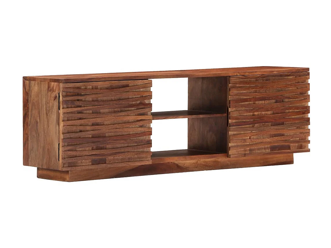 Tv-meubel 120x30x40 cm massief sheeshamhout NL186465