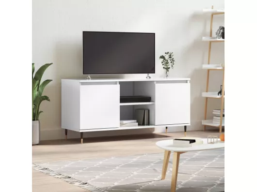 Kauf Unique TV-Schrank,TV-Möbel Hochglanz-Weiß 104x35x50 cm Holzwerkstoff -gkd633855