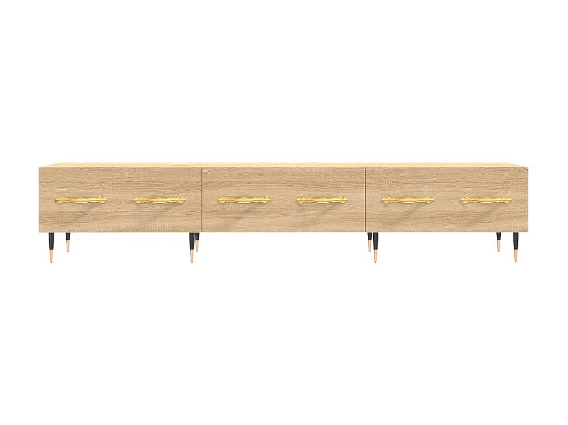 Meuble TV chêne sonoma 150x36x30 cm bois d'ingénierie BE36851