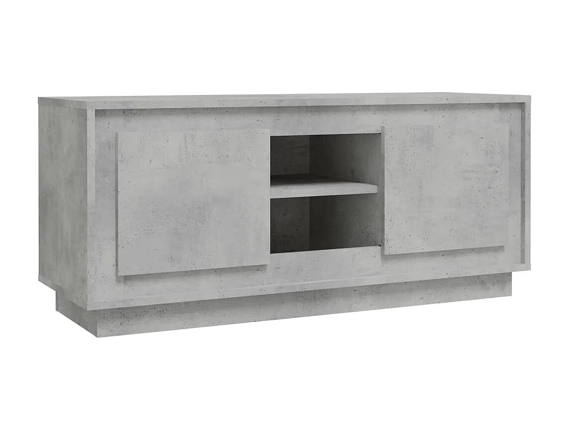 TV-Schrank,TV-Möbel Betongrau 102x35x45 cm Holzwerkstoff -gkd781320