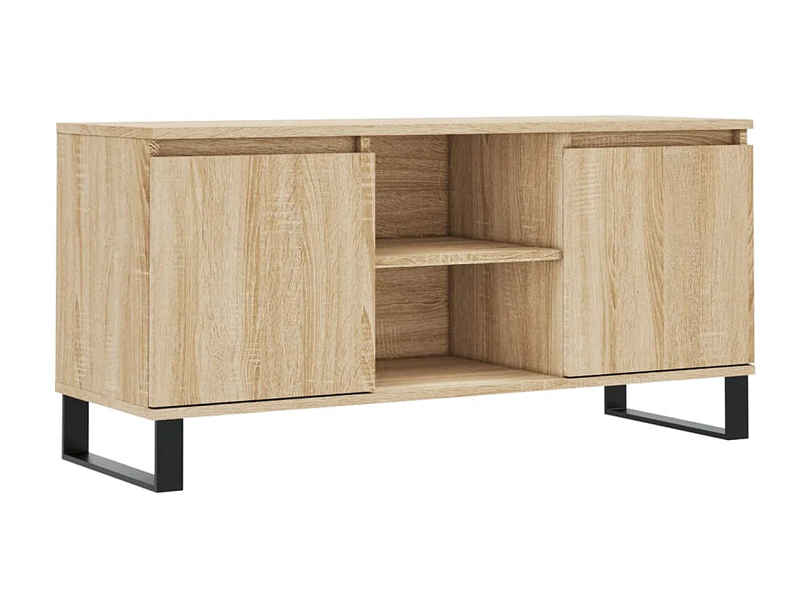 TV-Schrank,TV-Möbel Sonoma-Eiche 104x35x50 cm Holzwerkstoff -gkd921733